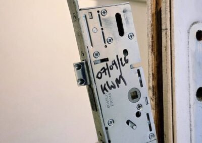 new mechanism supplied in airdrie with one year guarantee by kwm locksmiths