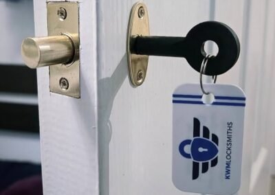 bedroom door lock provided by kwm locksmiths in north lanarakshire