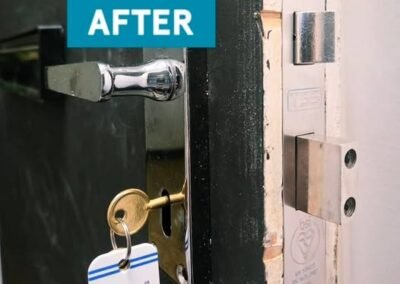 new brittesh lock placed provided by kwm locksmiths in north lanarakshire