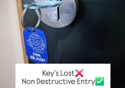 non desrtuctive entry in north lanarkshire when the customer lost his key by kwm locksmiths