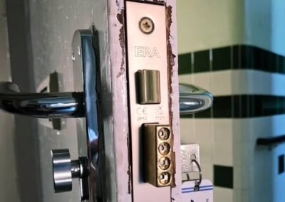 old style lock change provided by kwm locksmiths in north lanarakshire